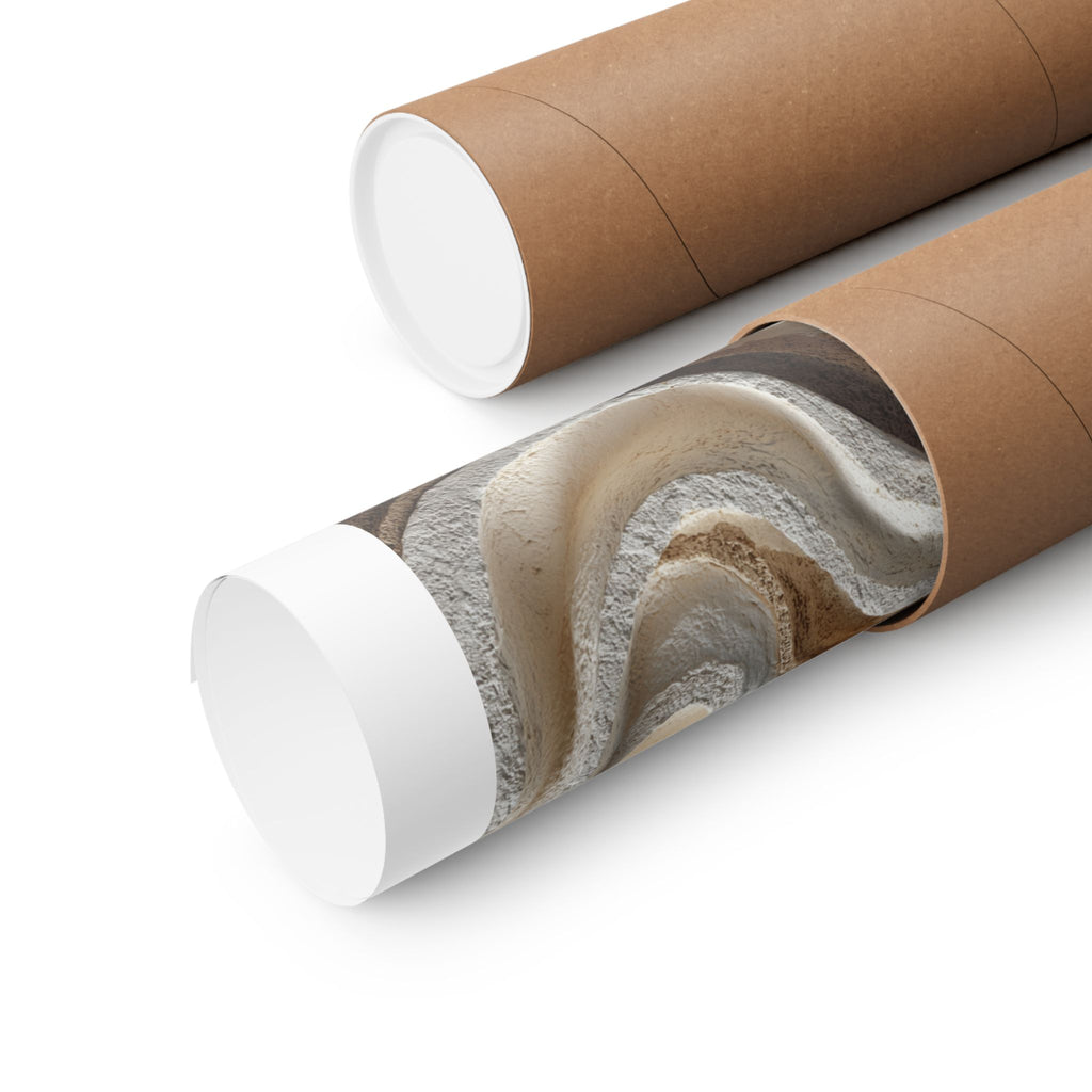 Sculpted Contour Abstract Wall Art | Neutral Organic Modern Poster | Textured Wabi-Sabi Print