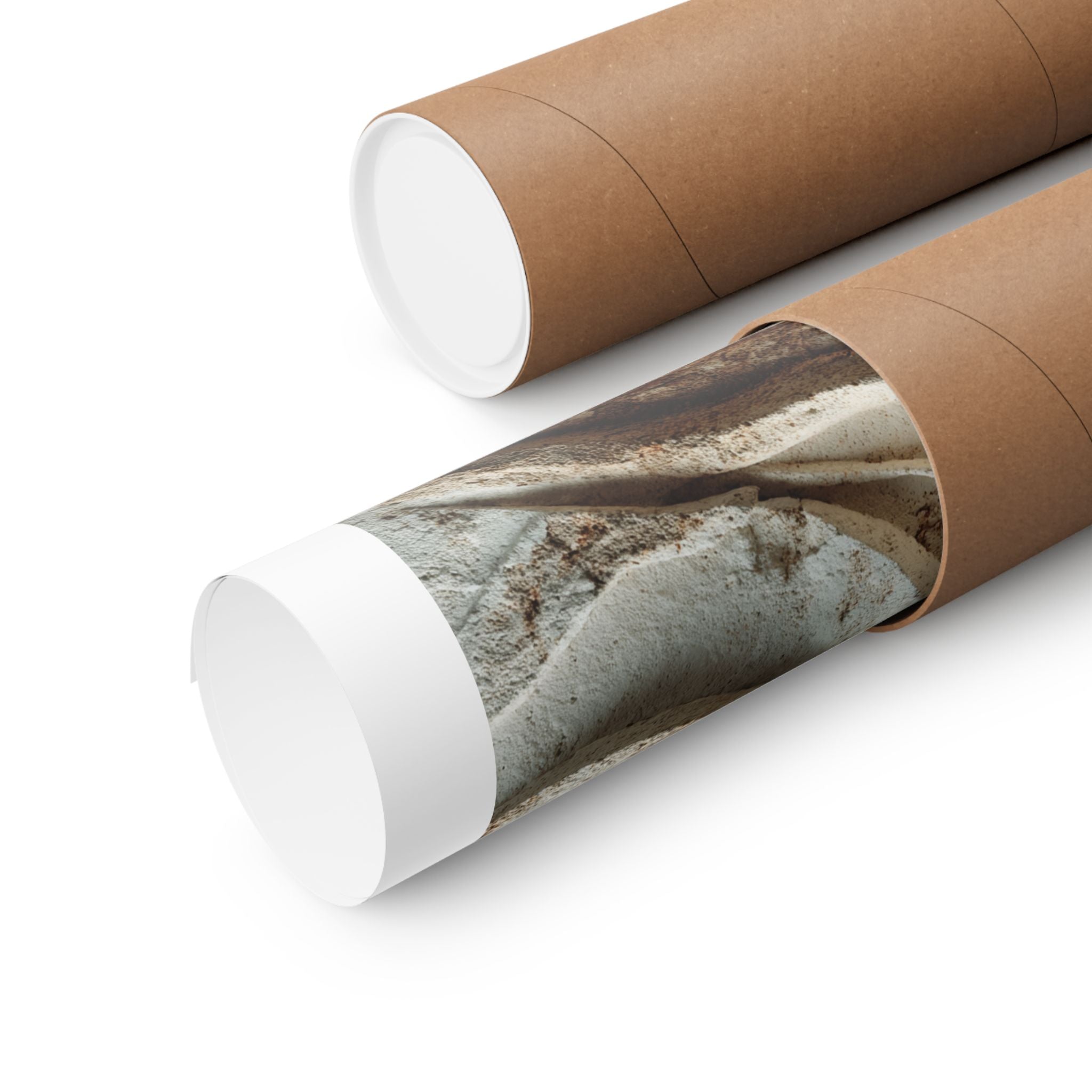 Sediment Abstract Plaster Wall Art | Organic Earth Tone Texture Poster | Neutral Wabi Sabi Print