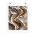 Horizon Abstract Sandstone Texture Wall Art | Neutral Wabi Sabi Poster | Beige Minimal Print