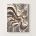 Current Textured Canvas Wall Art pure product image featuring flowing cream and sand-toned abstract texture in a vertical 2:3 canvas format.