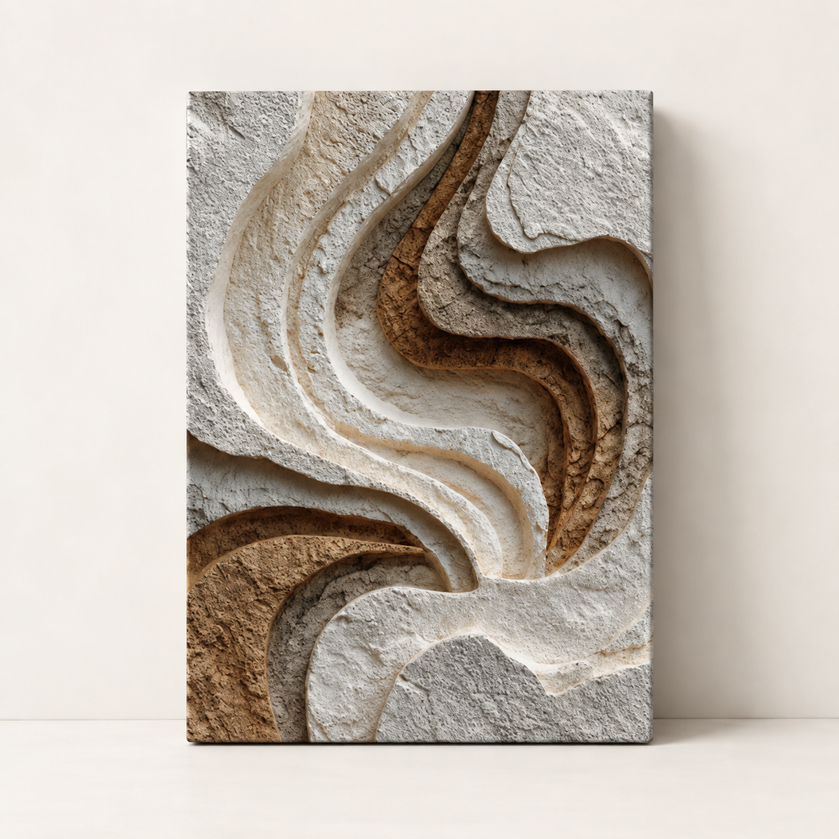 Relief Textured Canvas Wall Art